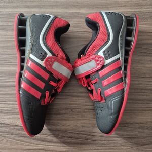 Adidas Men's Athletic Shoes in Red and Black